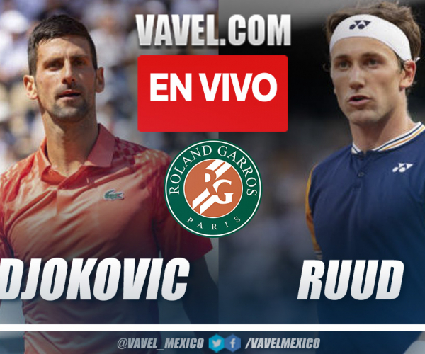 Resumen y puntos del Djokovic 3-0 Ruud en Final Roland Garros