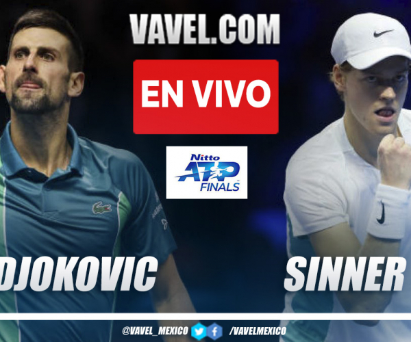 Resumen y puntos del Djokovic 2-0 Sinner en Final de ATP Finals