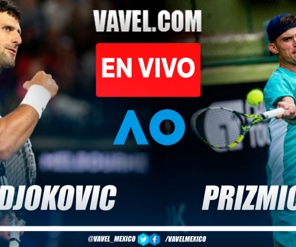 Resumen y puntos del Djokovic 3-1 Prizmic en Open de Australia