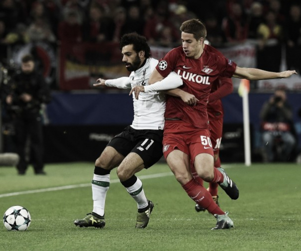 Il Liverpool spreca l'inverosimile: contro lo Spartak finisce con un freddo 1-1