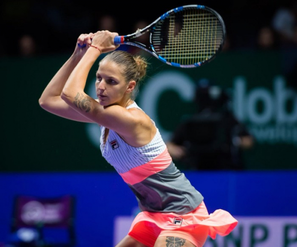 WTA Finals - La Pliskova depone le armi, tutto facile per la Ostapenko