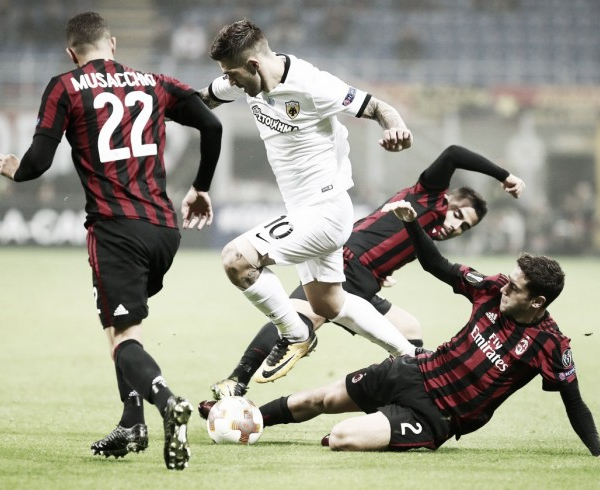 Europa League: reti bianche a San Siro, il Milan sbatte contro il muro greco dell'AEK (0-0)