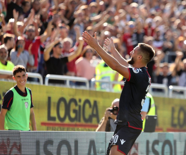Il Cagliari vince e convince: Bologna battuto per due reti a zero