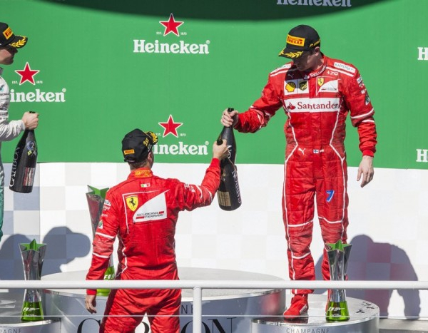 F1, Ferrari - Raikkonen si conferma e risponde con i fatti a Briatore
