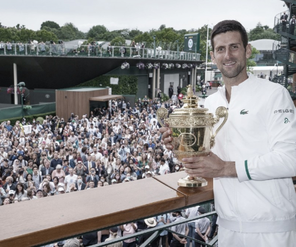 Los 20 “Grandes” de Novak Djokovic