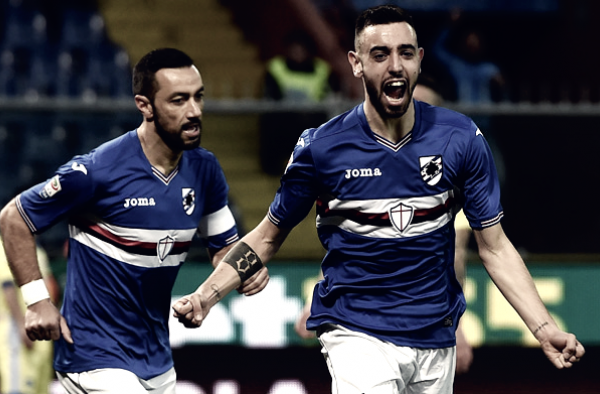 Serie A, tutto facile per la Sampdoria: battuto 3-1 il Pescara