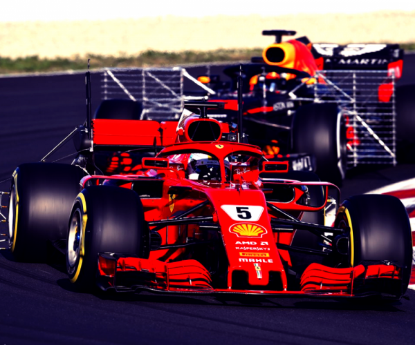 Test Formula 1 - Vettel chiude in testa la mattinata, problemi per la McLaren