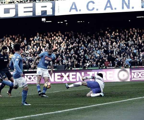 Serie A - Al Napoli basta un tempo: battuta la Sampdoria 3-2