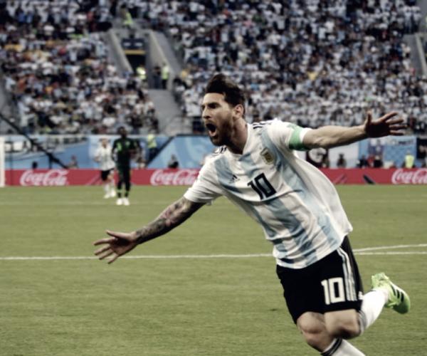 Russia 2018 - L'Argentina batte la Nigeria 2-1 e vola agli ottavi