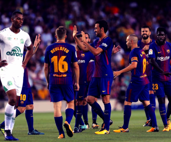 Trofeo Gamper - Barcellona batte Chapecoense 5-0