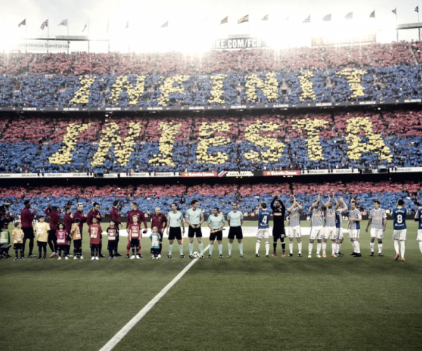 Liga - Il Barcellona batte la Real Sociedad nel giorno di Iniesta: 1-0 al Camp Nou