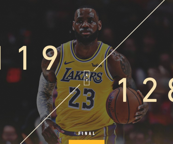 Nba, non basta un super Lebron James: i Lakers perdono a Portland (128-119)