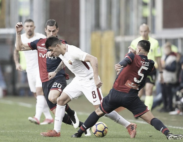Genoa-Roma finisce in parità: El Shaarawy e Lapadula i marcatori