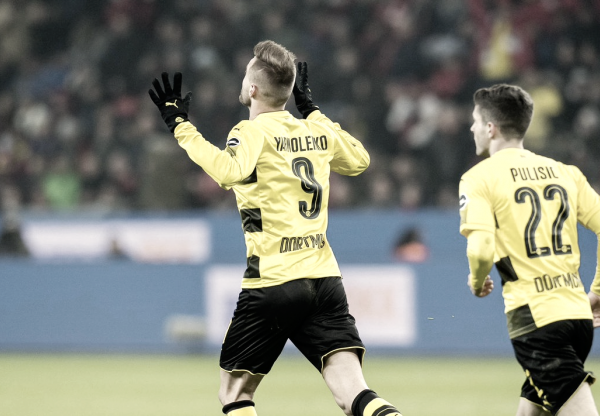 Bundesliga 2017/18 - Yarmolenko risponde a Volland. Tra Bayer e Dortmund finisce 1-1