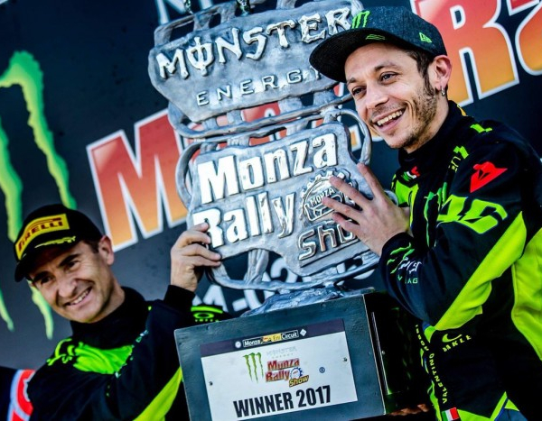 Valentino Rossi al Rally di Monza: "Continuerò ancora per un po'"