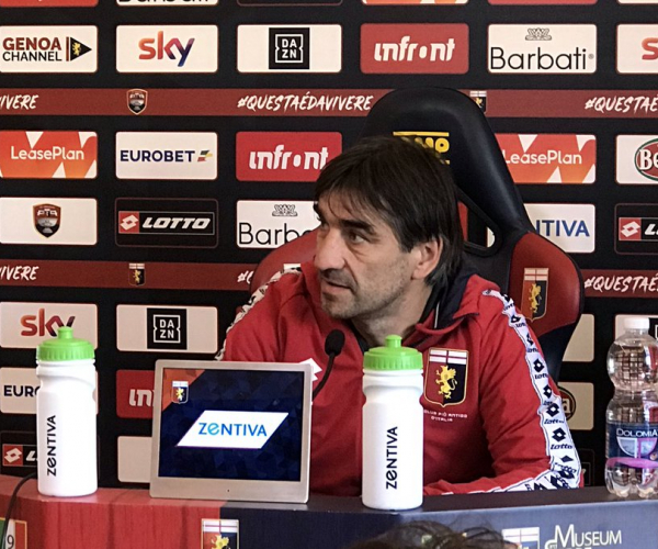 Milan - Genoa, Juric in conferenza stampa