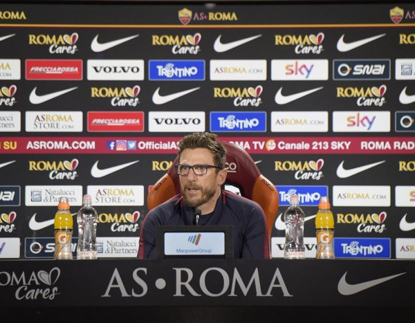 Roma, Di Francesco in conferenza: "La partita contro la Juventus è importantissima"