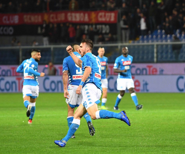 Genoa-Napoli 1-2: Vince la pioggia
