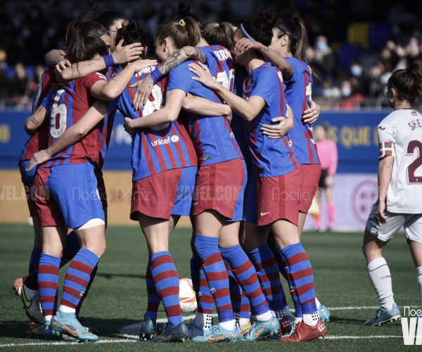 El Barça Femení arrolla al Eibar