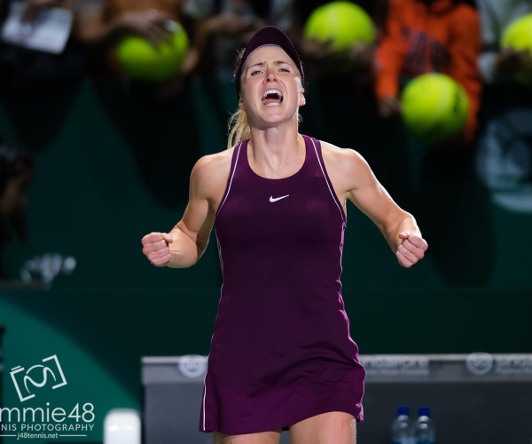 WTA Finals: Elina Svitolina takes out Kiki Bertens in thriller to set up battle of unbeatens in final