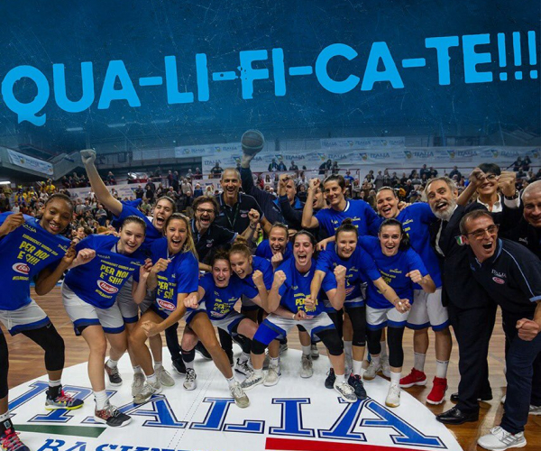 Basket Nazionale Femminile: Italia qualificata agli Europei del 2019!