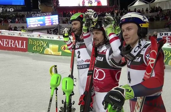 Sci Alpino, Slalom Zagabria: Hirscher non perde più, battuti Matt e Kristoffersen
