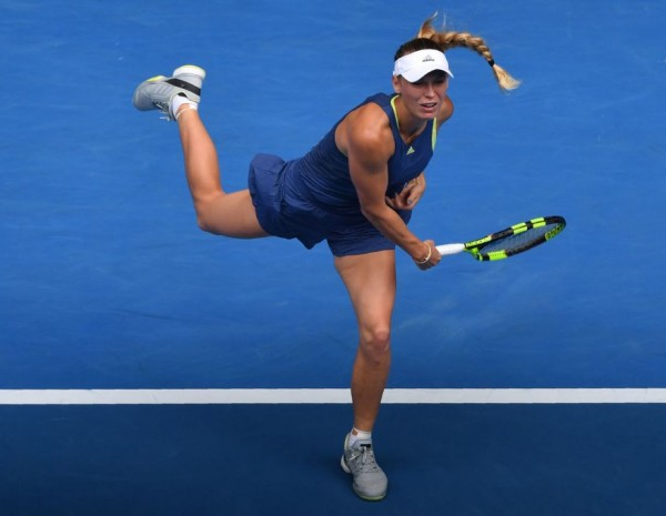Australian Open 2018 - Wozniacki in carrozza