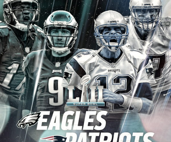 Eagles vs. Patriots, con héroes de carne y hueso