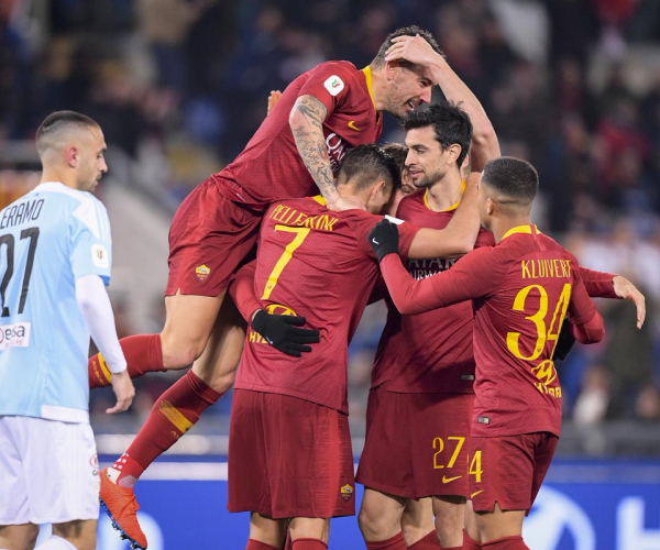 Coppa Italia - La Roma schianta la Virtus Entella: 4-0 all'Olimpico 