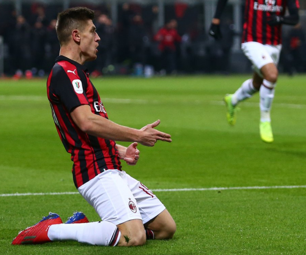 Coppa Italia - Piatek stende il Napoli: il Milan vince 2-0