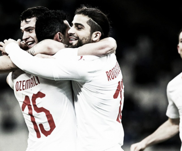Autor do gol da Suíça, Dzemaili comemora vitória sobre Grécia: "Nossa equipe mostrou caráter"