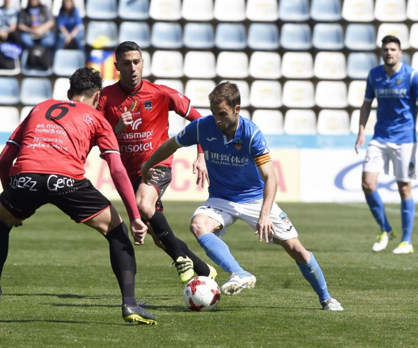 Puntuaciones Lleida Esportiu 0-1 Formentera: Nando y Javi Rosa brillan