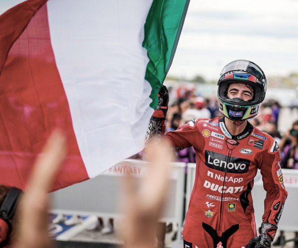 Bagnaia vive su mejor momento en MotoGP