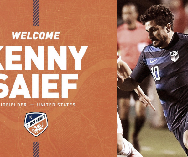 Kenny Saief firma con
FC Cincinnati