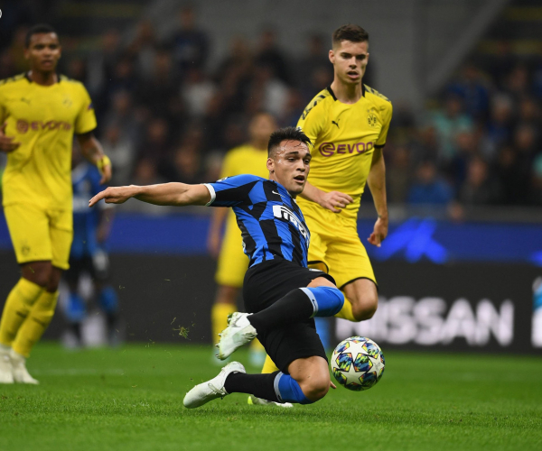 Champions League- Lautaro e Candreva abbattono il Borussia Dortmund, Inter al secondo posto (2-0)