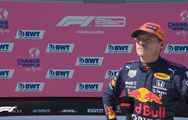 F1, Gp Austria: Pole di uno  straordinario Max Verstappen