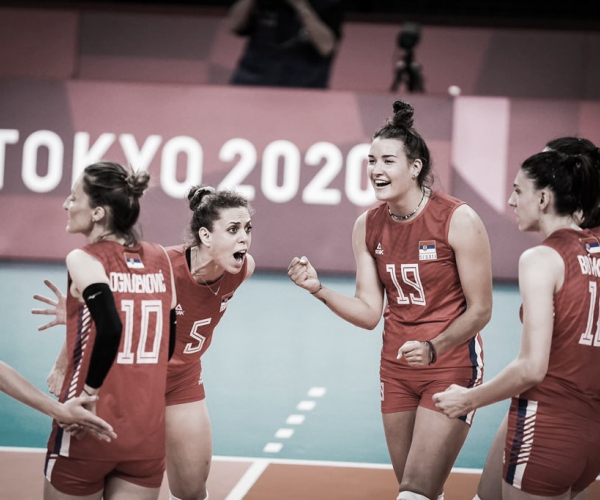 Pontos e melhores momentos deSérvia 3x0 Itália no vôlei feminino pelas Olimpíadas de Tóquio 2020