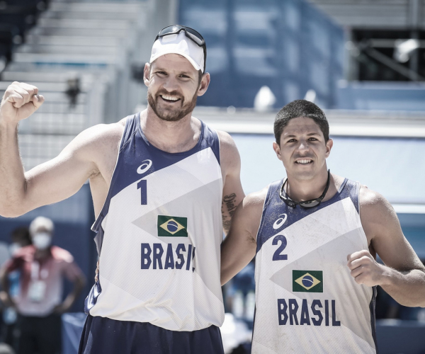 Highlights: Alison/Álvaro Filho 0-2 Plavins/Tocs in beach volleyball at the Olympic Games Tokyo 2020