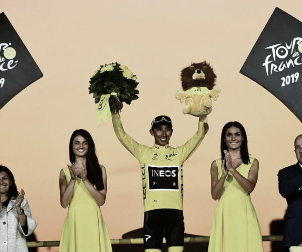 Egan Bernal impuso la bandera de Colombia en el Tour de Francia 2019