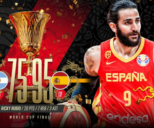 Basket FIBA World Cup Cina 2019- La Spagna è campione del mondo. Argentina battuta 95-75