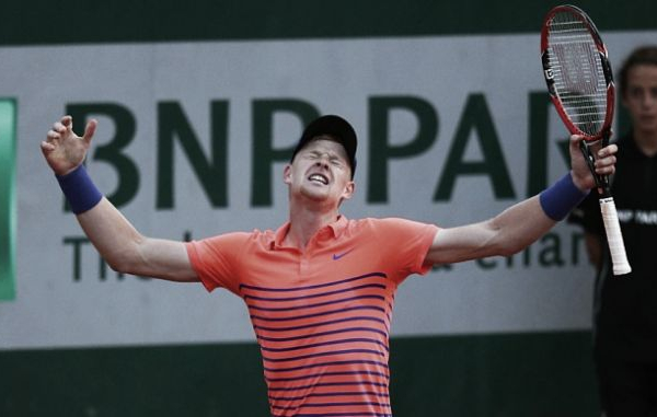 French Open: Kyle Edmund beats Stephane Robert in thrilling encounter