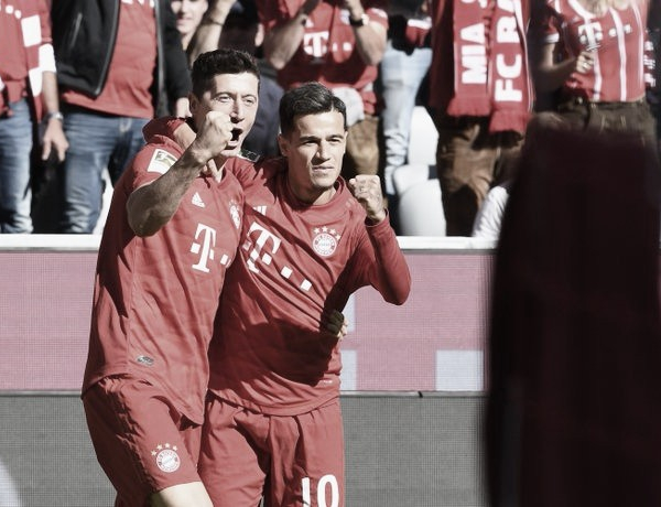 Coutinho marca seu primeiro gol na Bundesliga em goleada do Bayern sobre o Colônia