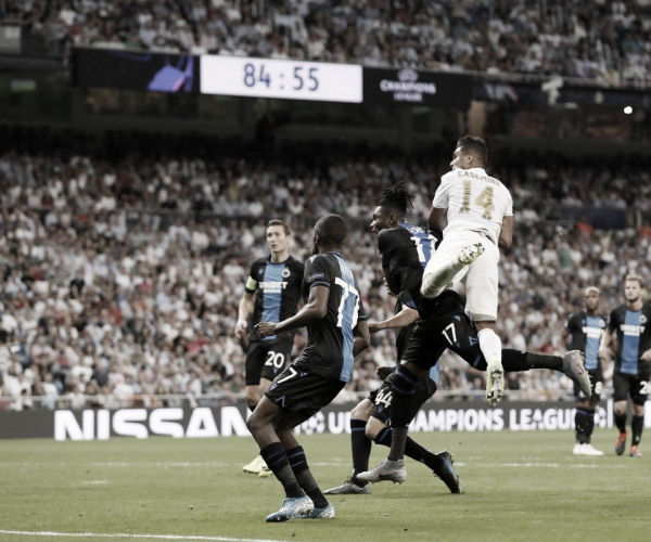Sergio Ramos e Casemiro garantem empate do Real Madrid contra Club Brugge