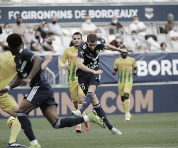 Na abertura do Campeonato Francês 2020-21, Bordeaux e Nantes ficam no empate