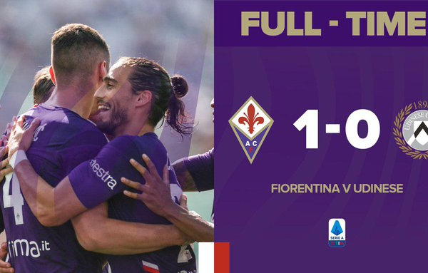Serie A - La Fiorentina supera 1-0 l'Udinese: Milenkovic decide la sfida