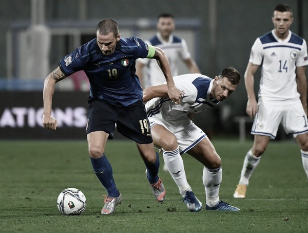 Itália domina, mas só empata com Bósnia na estreia da Nations League