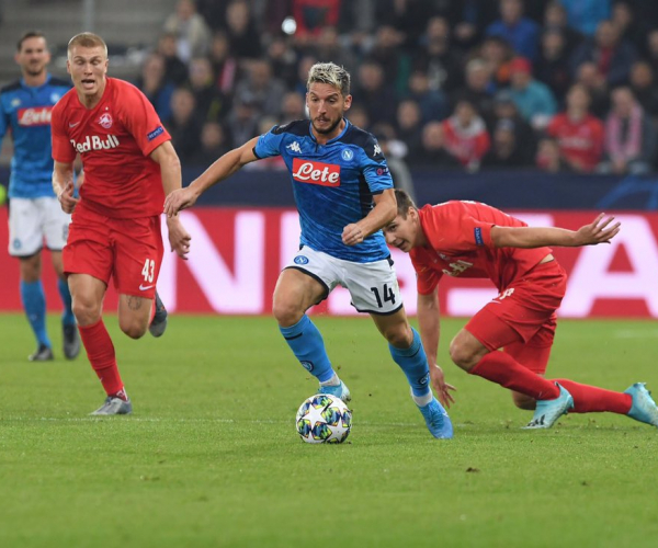 Mertens e Insigne stendono il Salisburgo: vince il Napoli 2-3