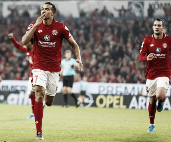 De virada, Mainz vence Colônia e respira contra o rebaixamento na Bundesliga