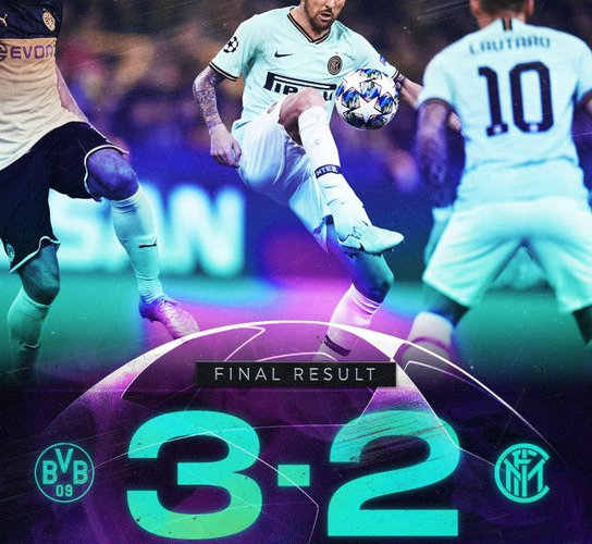 Champions League - Clamoroso: Inter avanti di due gol, ma nella ripresa il Borussia Dortmund rimonta e vince (3-2) 