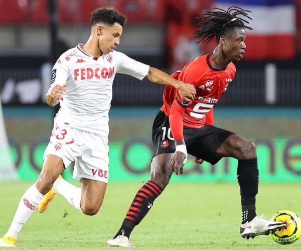 Goles y resumen del AS Monaco 1-1 Stade Rennais en Ligue 1 2022